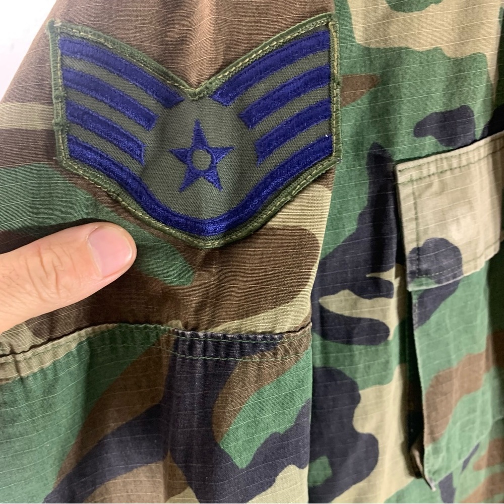 US air force Army camo aviator combat jacket - Picture 4 of 10